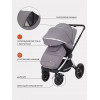 Коляска 2 в 1 MowBaby Tilda, Black (Черный)
