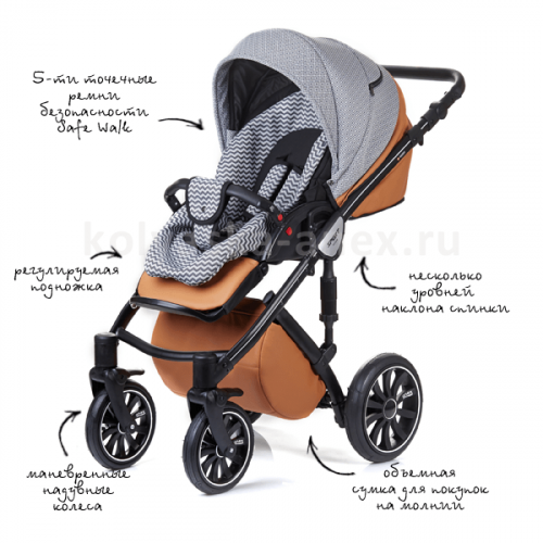 Коляска 2 в 1 Anex Sport