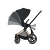 Коляска 2 в 1 Cybex Priam III Birds of Paradise шасси Chrome Black, Birds of Paradise (Темно-зеленый с узором)