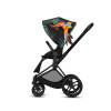 Коляска 2 в 1 Cybex Priam III Birds of Paradise шасси Chrome Black, Birds of Paradise (Темно-зеленый с узором)