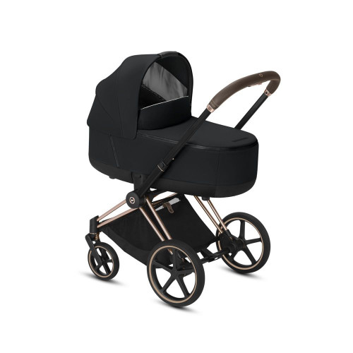 Коляска 2 в 1 Cybex Priam III шасси Chrome Brown, Mountain Blue (Синий)