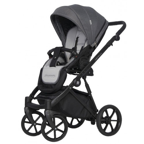 Коляска 2 в 1 Riko Nano Pro, 02 Onyx (Темно-серый)