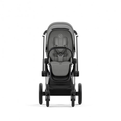 Коляска 3 в 1 Cybex Priam IV шасси Rose Gold + Автокресло Cybex Cloud Z2 i-Size, Soho Grey (Серый)