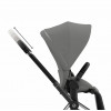 Коляска 3 в 1 Cybex Priam IV шасси Rose Gold + Автокресло Cybex Cloud Z2 i-Size, Soho Grey (Серый)