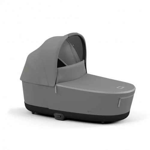 Коляска 3 в 1 Cybex Priam IV шасси Rose Gold + Автокресло Cybex Cloud Z2 i-Size, Soho Grey (Серый)