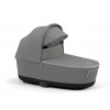 Коляска 3 в 1 Cybex Priam IV шасси Rose Gold + Автокресло Cybex Cloud Z2 i-Size, Soho Grey (Серый)