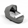 Коляска 3 в 1 Cybex Priam IV шасси Rose Gold + Автокресло Cybex Cloud Z2 i-Size, Soho Grey (Серый)