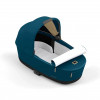 Коляска 3 в 1 Cybex Priam IV шасси Matt Black + Автокресло Cybex Cloud Z2 i-Size, Mountain Blue (Синий)