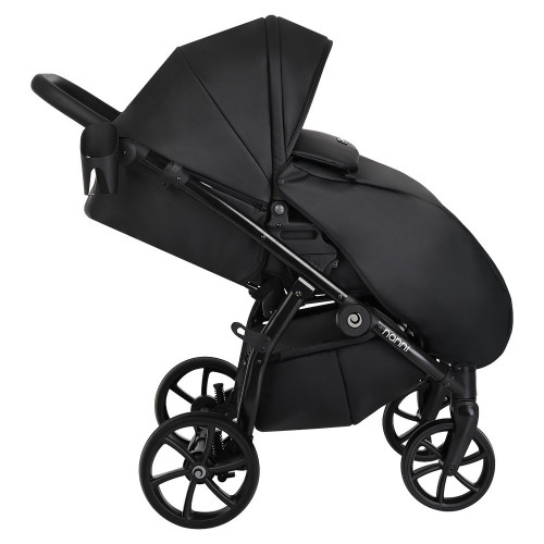 Коляска 3 в 1 Tutis Nanni Leather 2023, Черный (399)