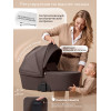 Коляска 2в1 SBL Dolce Chocolate Brown