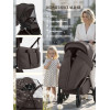 Коляска 2в1 SBL Elegante Therma (Colore) Chocolate Brown