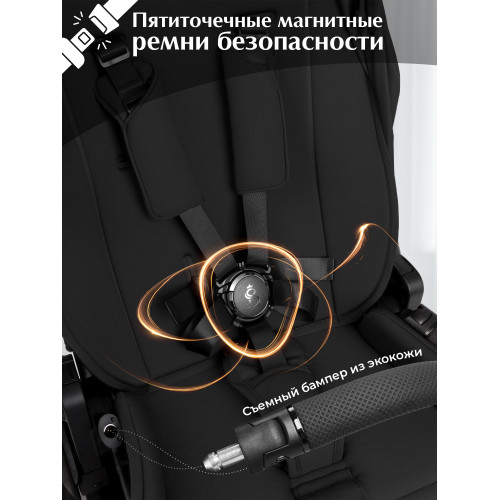 Коляска 2в1 SBL Orso Black