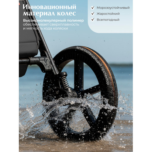 Коляска 2в1 SBL Orso Black