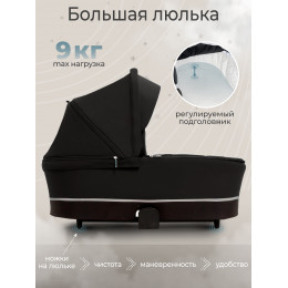 Коляска 2в1 Sweet Baby Cupola Moon Black