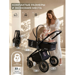 Коляска-трансформер 3в1 Sweet Baby Ranger Neo Beige Glossy