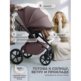 Коляска 2в1 SBL Elegante Pro Mokka