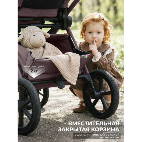 Коляска 2в1 SBL Elegante Pro Mokka