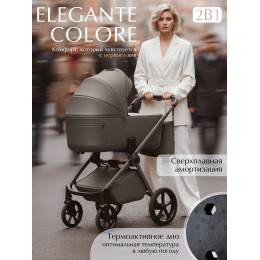 Коляска 2в1 SBL Elegante Therma (Colore) Dark Beige