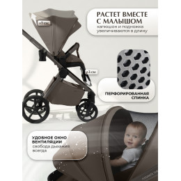 Коляска 2в1 SBL Elegante Therma (Colore) Dark Beige