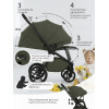 Коляска 2в1 SBL Orso Dark Green