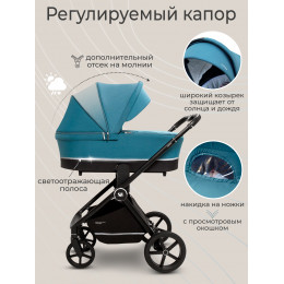Коляска 2в1 Sweet Baby Cupola Ocean Green
