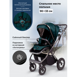 Коляска 2в1 Sweet Baby Rocco Green (Air)