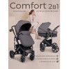 Коляска-трансформер 2в1 Sweet Baby Comfort Black Grey