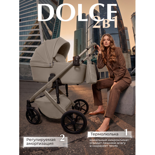 Коляска 2в1 SBL Dolce Beige