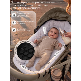 Коляска 2в1 SBL Dolce Beige