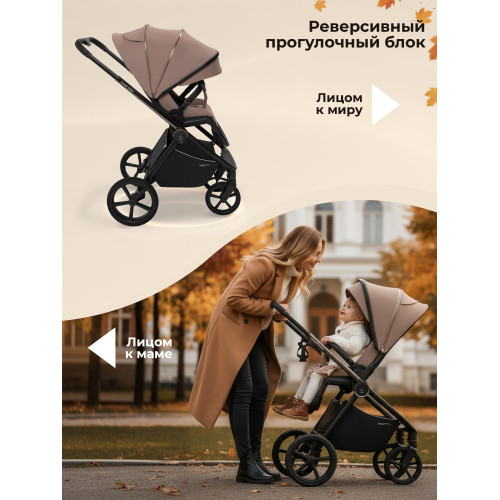 Коляска 3в1 SBL Elegante Therma Beige