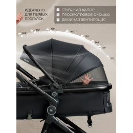 Коляска-трансформер 3в1 Sweet Baby Ranger Neo Black Glossy