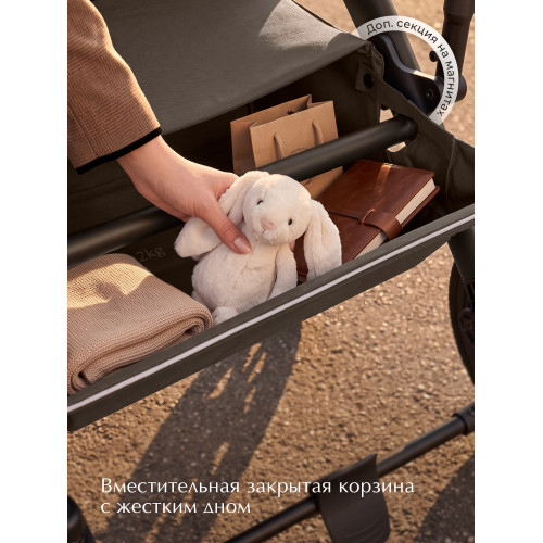 Коляска 2в1 SBL Dolce Dark Beige