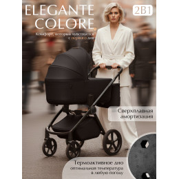 Коляска 2в1 SBL Elegante Therma (Colore) Black