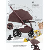 Коляска 2в1 SBL Orso Mokka