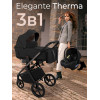 Коляска 3в1 SBL Elegante Therma Black