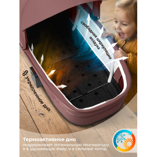 Коляска 3в1 SBL Elegante Therma Mokka