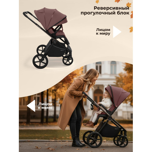 Коляска 3в1 SBL Elegante Therma Mokka