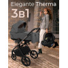Коляска 3в1 SBL Elegante Therma Dark Grey