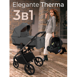 Коляска 3в1 SBL Elegante Therma Dark Grey