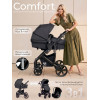 Коляска-трансформер 3в1 Sweet Baby Comfort Black Black