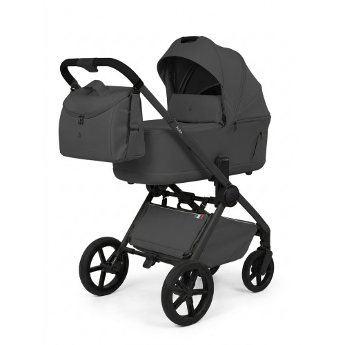 Коляска 2в1 SBL Alba Dark Grey