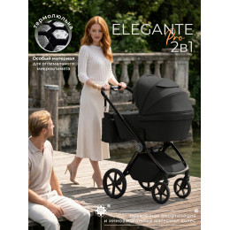 Коляска 2в1 SBL Elegante Pro Black