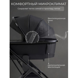 Коляска 2в1 SBL Massimo Black