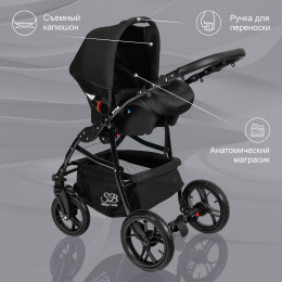 Коляска 3в1 Sweet Baby Vita Black