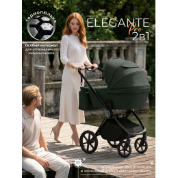 Коляска 2в1 SBL Elegante Pro Forest Green