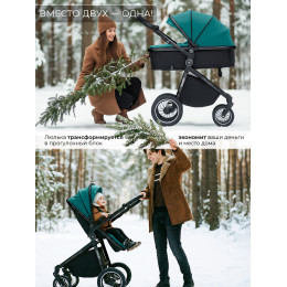 Коляска-трансформер 3в1 Sweet Baby Ranger Green Glossy