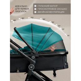 Коляска-трансформер 3в1 Sweet Baby Ranger Green Glossy