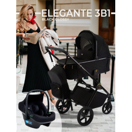 Коляска 3в1 Sweet Baby Elegante GL Black