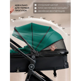Коляска-трансформер 3в1 Sweet Baby Ranger Neo Green Glossy