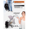 Прогулочная коляска SBL Aura Plus Basic Rose